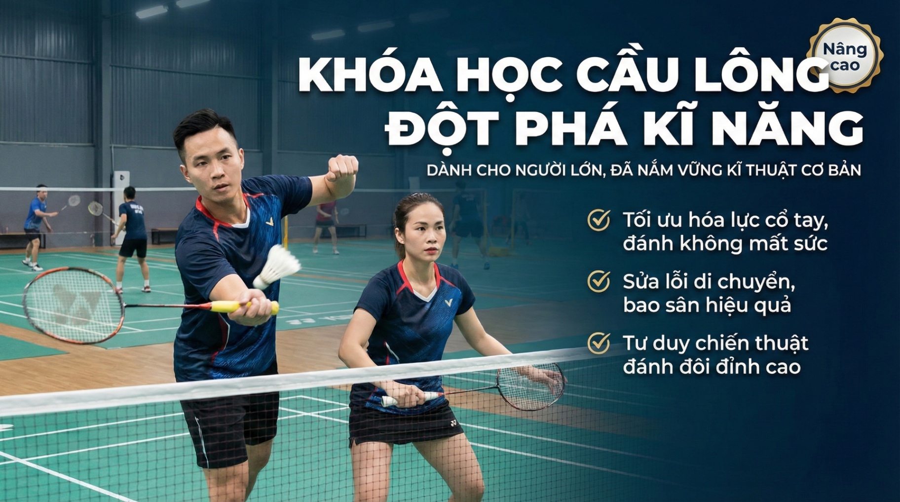 Khóa học Cầu lông: Đột Phá Kỹ Năng